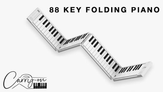 Blackstar BA215010 Carry-on FP-88 Touch Touch 88 Touches Tactile Blanc Portable Pliable Piano Numérique Contrôleur MIDI USB avec Batterie Rechargeable - Les Beatles, Paul McCartney, John Lennon, RIngo Starr, George Harrison Blackstar BA215010 Carry-on FP-88 Touch Touch 88 Touches Tactile Blanc Portable Pliable Piano Numérique Contrôleur MIDI USB avec Batterie Rechargeable