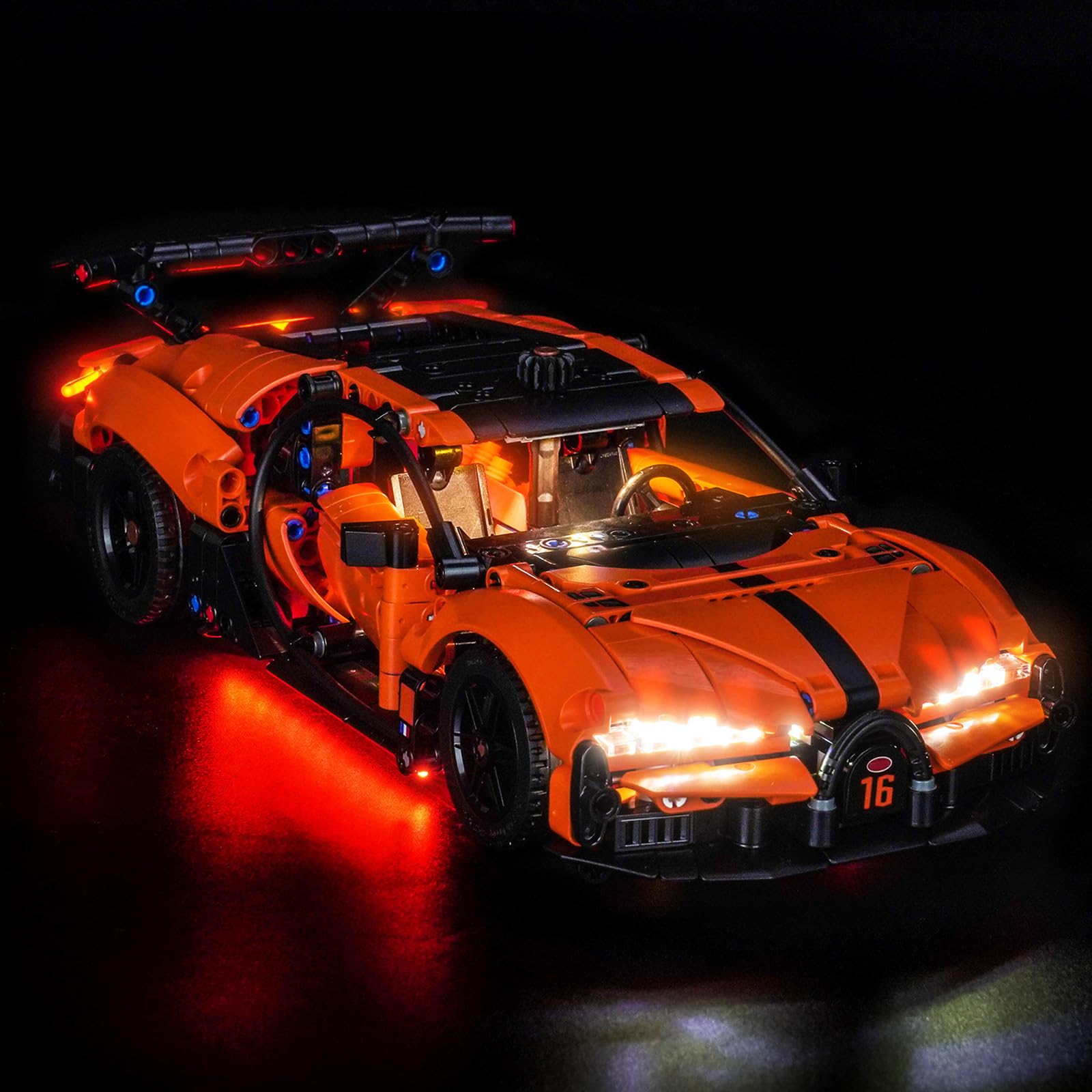 Light Compatible with Lego Bugatti Chiron Pur Sport Hypercar