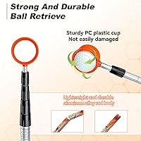 Vista 2 de SPEENSUN Golf Ball Retriever, Max 5.9/9/12/15 Ft Lightweight and Portable Golf Ball Retriever Telescopic, Stainless/Aluminum Alloy Golf Ball Grabber