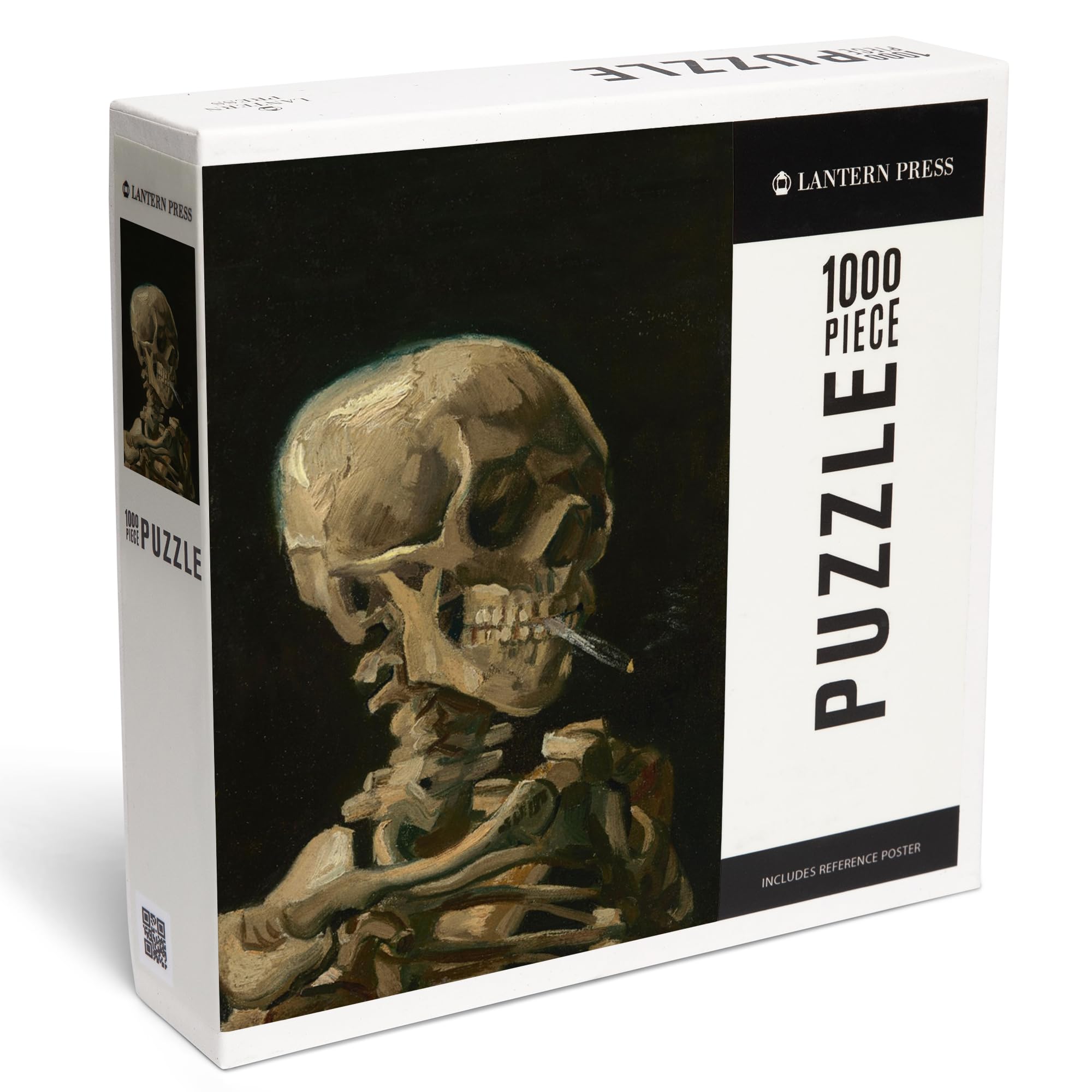 Amazon.com: Head of a Skeleton with a Burning Cigarette (Vincent Van Gogh)  c. 1886, Masterpiece Classic (1000 Piece Puzzle, Challenging Jigsaw Puzzle  for Adults, Made in USA) : Toys & Games