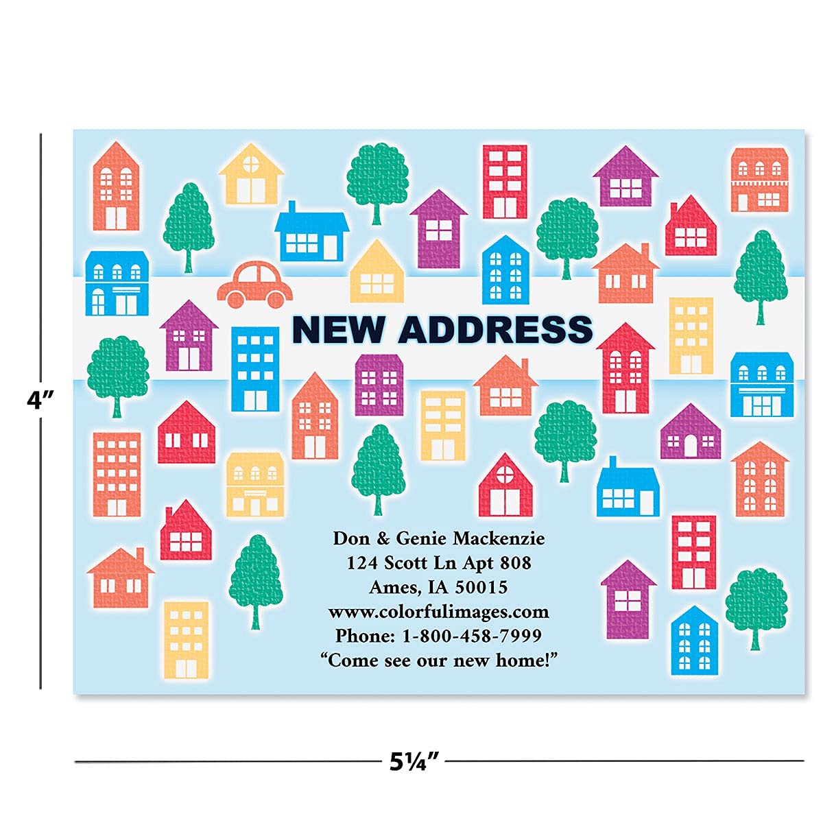 City Move 住所はがき 24枚セット カスタマイズ可