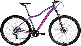 BICICLETA ARO 29 BIKE MTB ALUMÍNIO KSX 21V MARCHAS INDEX CABEAMENTO INTERNO FEMININA