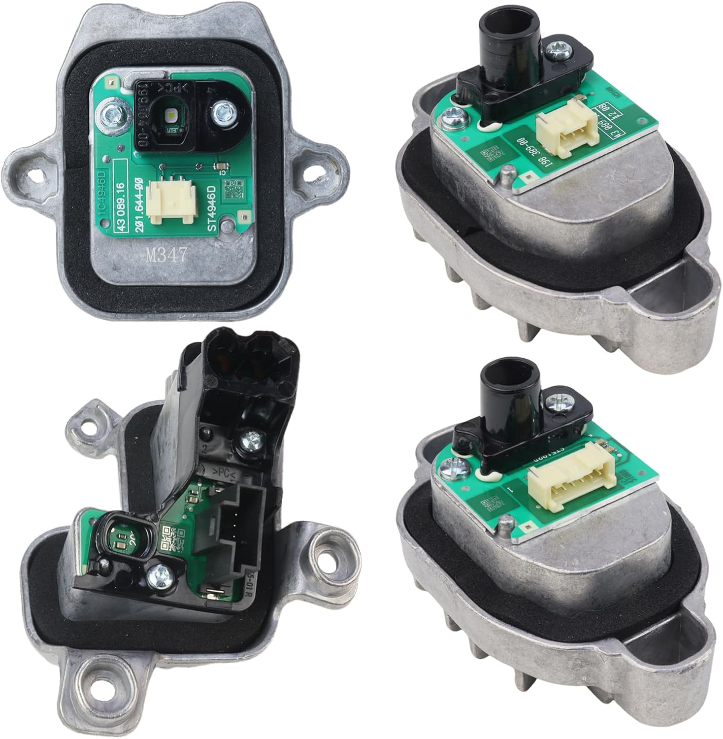 MUNIK Right LED Headlight Turn Signal Light & Headlight Ballast Module Diode Insert Light Unit for BMW 3 Series F30 F31 2014-2016 320i 330i 304i Replace# 63117419610 63117419615 63117419620