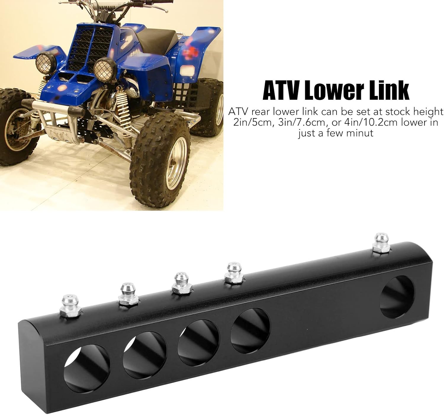 Rear lowering link kit, cnc aluminum alloy suspension lowering component for banshee 350 yfz350 350