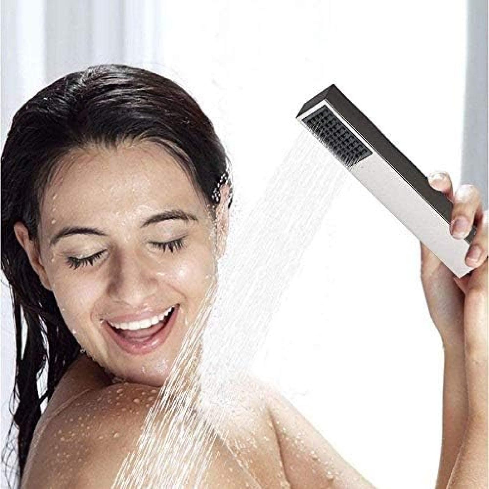 Miscelatore per Vasca da Bagno, Rubinetto per Lavabo con Spruzzatore, Doccetta, Beccuccio Lungo, Miscelatore per Acqua Calda E Fredda,