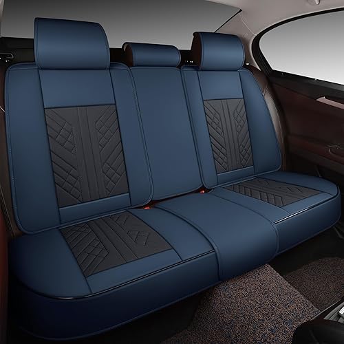 Miniatura 3 de GXT Funda de asiento de banco de piel sintética de alta calidad para camiones, ajuste universal para la mayoría de los sedanes, SUV, camionetas,