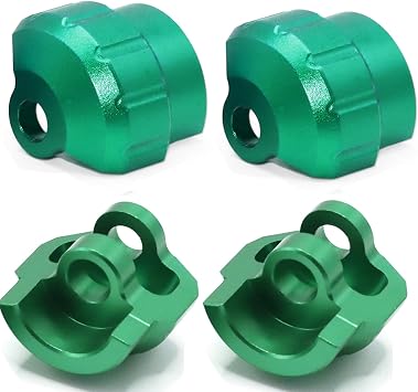 Alloy Shock Cap Protector 6S ARAC8965 for ARRMA 1/8 Typhon Kraton Outcast Notorious Talion 6S BLX,1/7 Felony Infraction Limitless Mojave Fireteam 6S Upgrade PartsGreen