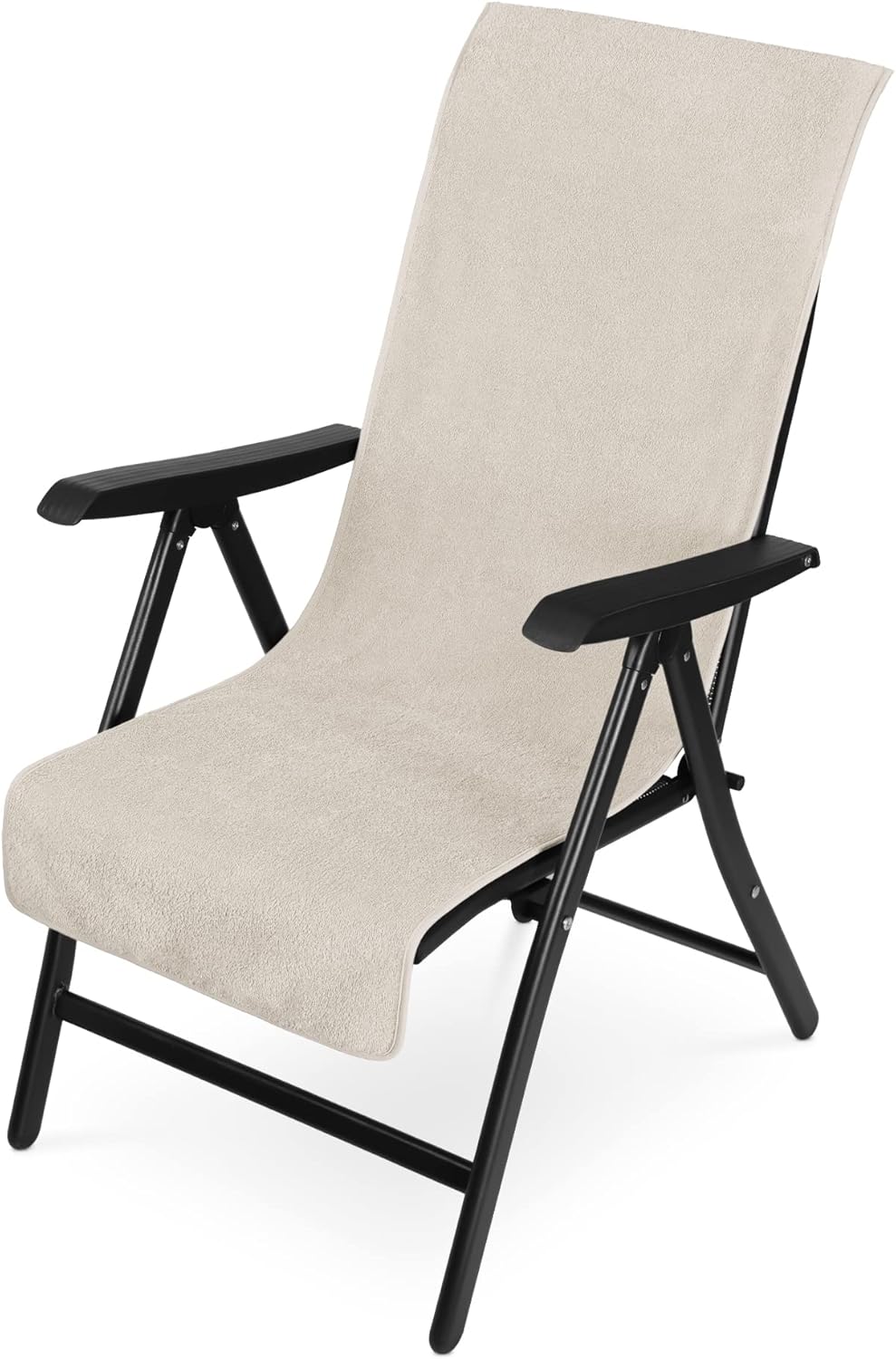 JEMIDI Chair Lounger Towel - Soft Terry Cloth Cover for Beach Loungers Sunbathing - Beach and Holiday Accessory - 60cm x 130cm