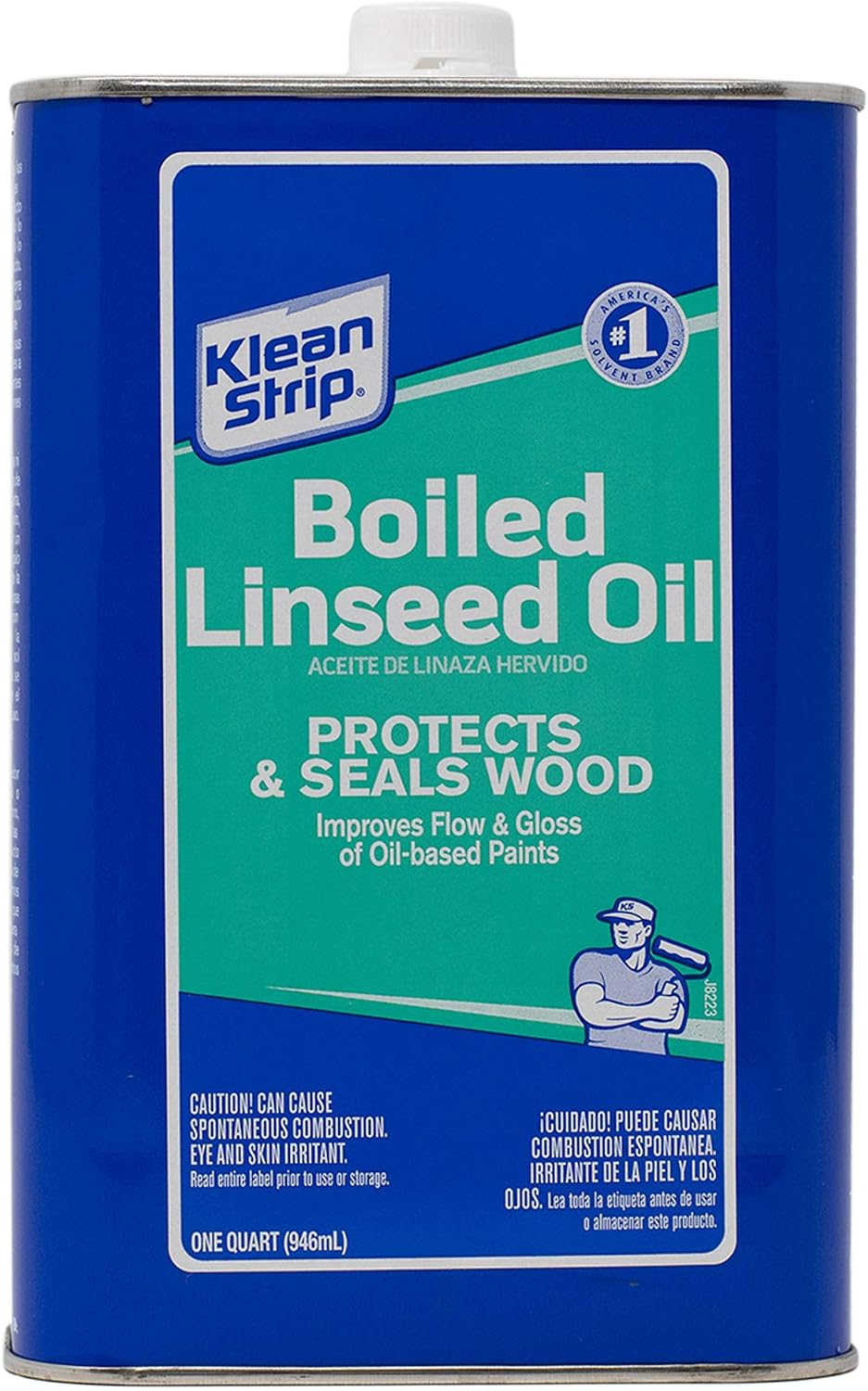 Klean-Strip Green QLO45 KleanStrip Boiled Linseed Oil 1 Quart