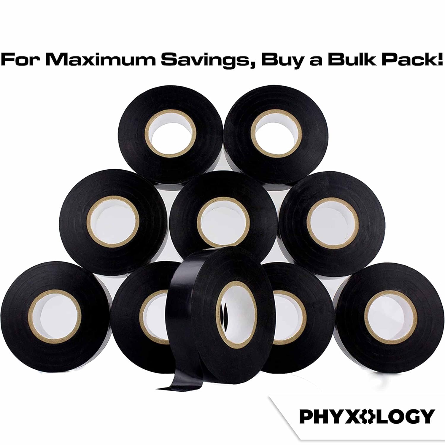 Professional-Grade Black Electrical Tape 5 Pk 3/4in x 60 ft. Flame Retardant, UV & Weather Resistant Vinyl. UL & CSA Certified for Indoor/Outdoor Use. Pro Adhesive Insulates Up to 600V & Resists Heat