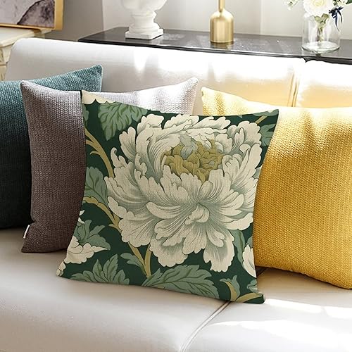 Vista 72 de ArogGeld Chinoiserie - Fundas de almohada escénicas asiáticas, estilo asiático, funda de almohada azul y verde Kelly, funda de cojín para decoración