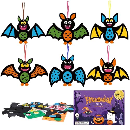 Fennoral 12 Pack Bat Crafts for Kids Bat Crafts Kits