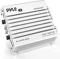 Vista 5 de Pyle Controlador de audio Bluetooth inalámbrico amplificado de 4 canales y amplificador Hydra Marine - 400 vatios, 4 canales, Bluetooth 5.0, USB