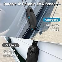 Vista 3 de Defensas de Barco Fáciles de Instalar Parachoques para Atraque Defensa Ideal para Pontón, Lobina, Moto Acuática y Barcos de Pesca