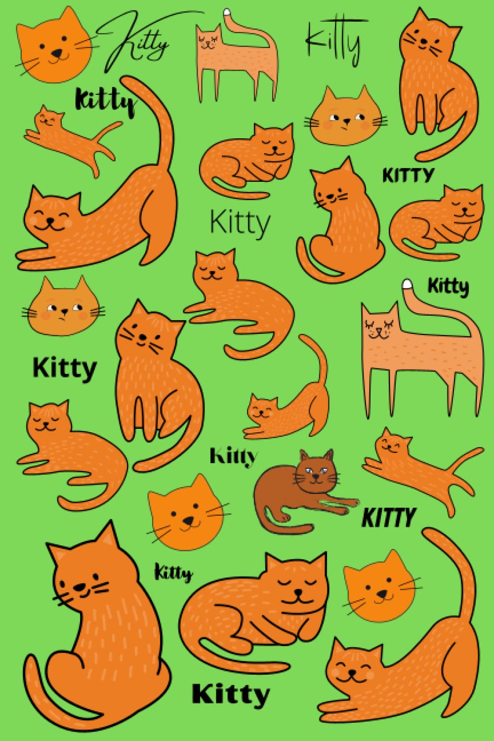 Ginger Kitties Notebook | Cat Themed Notebook | Blank Lined Notebook | Cute Kitty Design | Stocking Stuffer Gift | Christmas Gift: Perfect book for ... journal and Composition. Ideal Gift For All