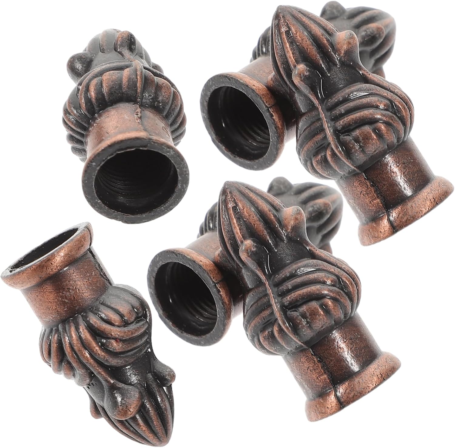 DOITOOL 18pcs Solid Lamp Finial Caps for Chandelier Table Lamps Chic Light Knob for Lighting Easy Assembly Decor Accessory