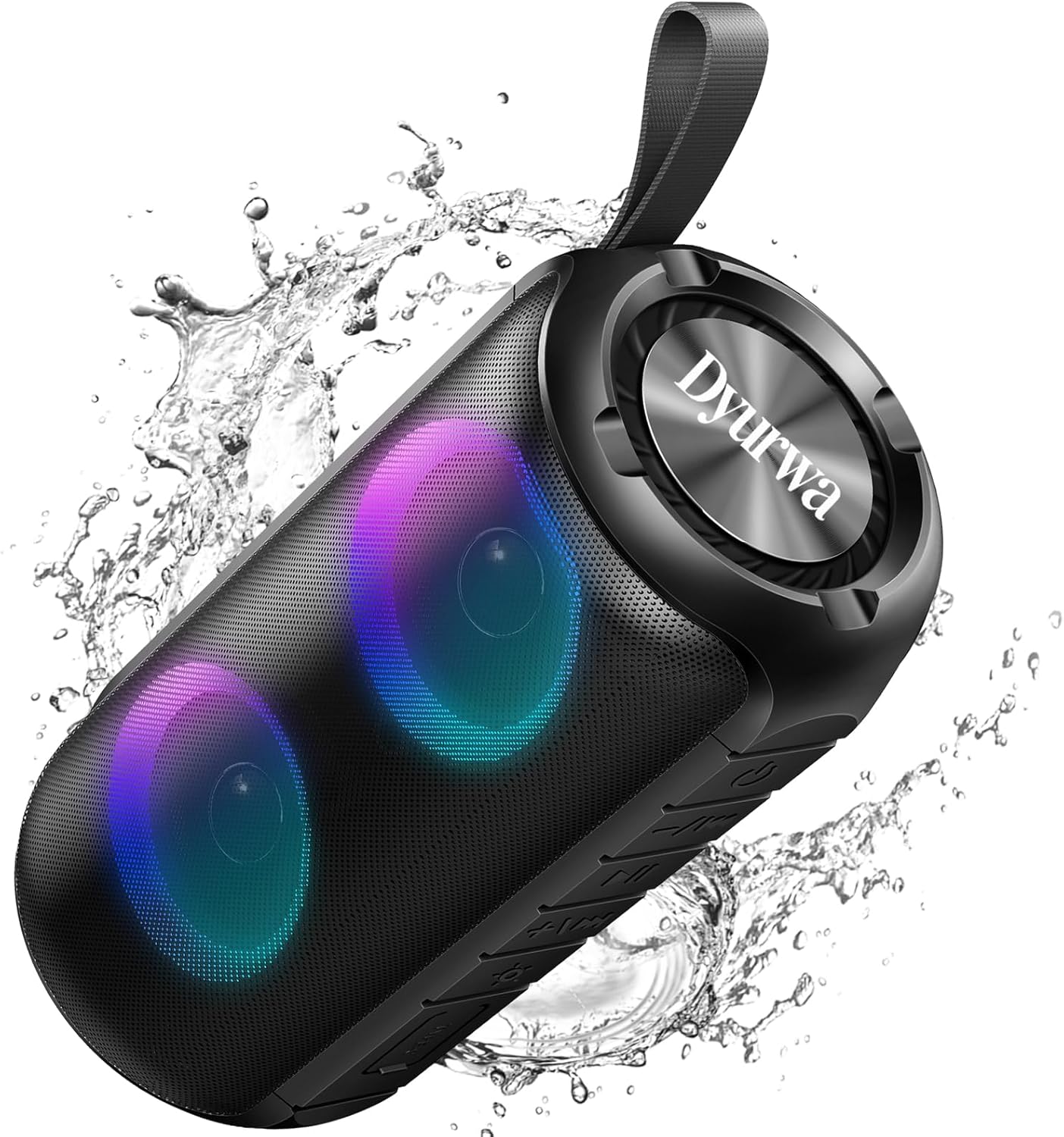 Bluetooth Speaker with 360°HD Stereo Sound, 2026 NEW Portable Wireless Speaker IPX7 Waterproof, HD Call, TWS Pairing, Built-in Mic, RGB Lights, 12H Playtime for Outdoors, Home/Travel/Praty Beach Gift 10 71eVfG6ibEL. AC SL1500