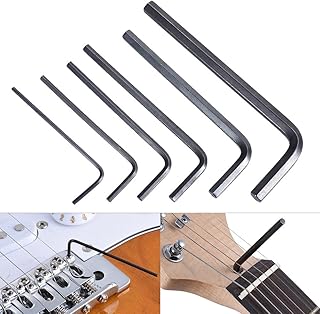IUPPA 6pcs Guitar Bass Neck Bridge Screw Truss Rod Adjustment Wrench Set Tool