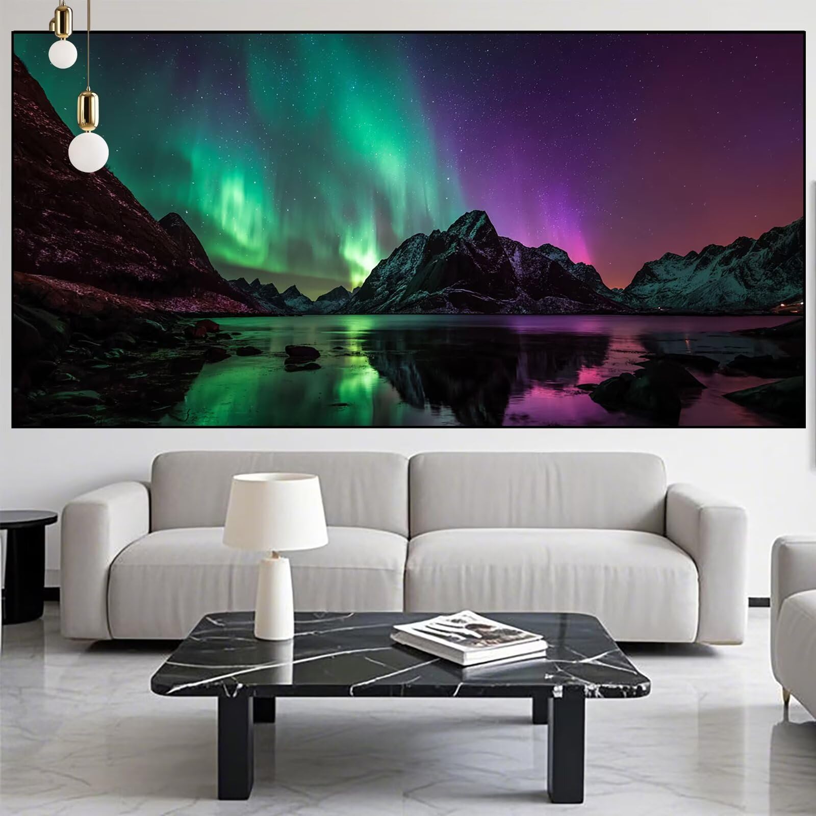 Aurora Diamond Art Mountain Diamond Painting Arts and Crafts dla dorosłych, zestawy do malowania diamentami 5D, dorosłych, Crysta, haft krzyżykowy, rękodzieło, obrazy, zestaw do haftowania dla