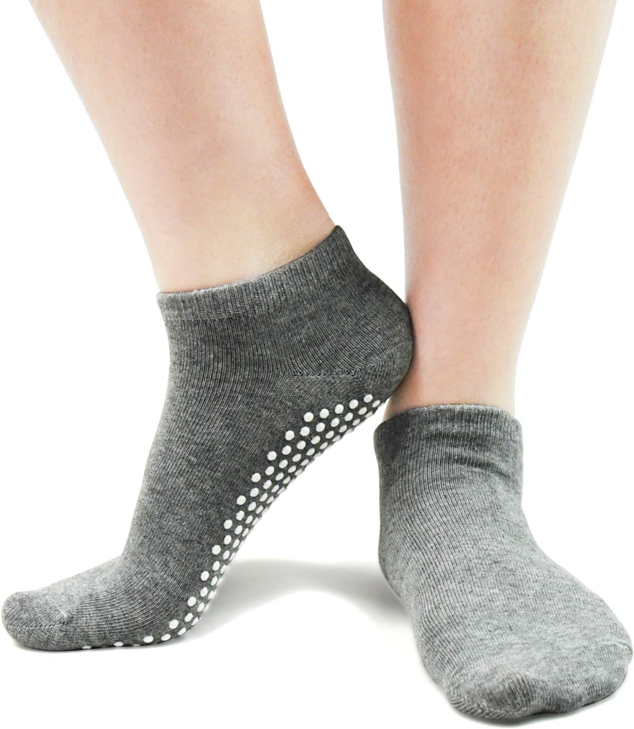 ELUTONG Pliates Socks for Women with Grip Non Slip Yoga Sock for Barre Hospital Barefoot Workout