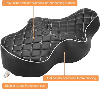 Motorcycle 2-Up Seat for Harley Sportster 883 1200 2004-2021