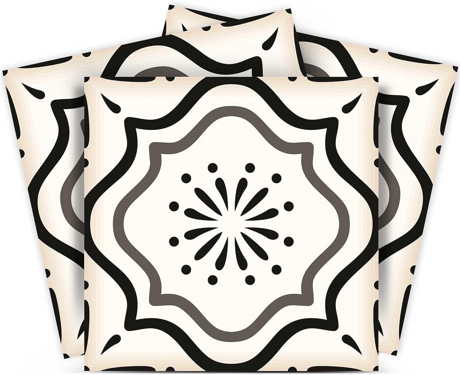 Fireplace Tile Ideas Decorative Mi Alma Tile Stickers Set 12 Units 4x4 inches. Peel & Stick Vinyl Tiles. Backsplash Furniture Decor