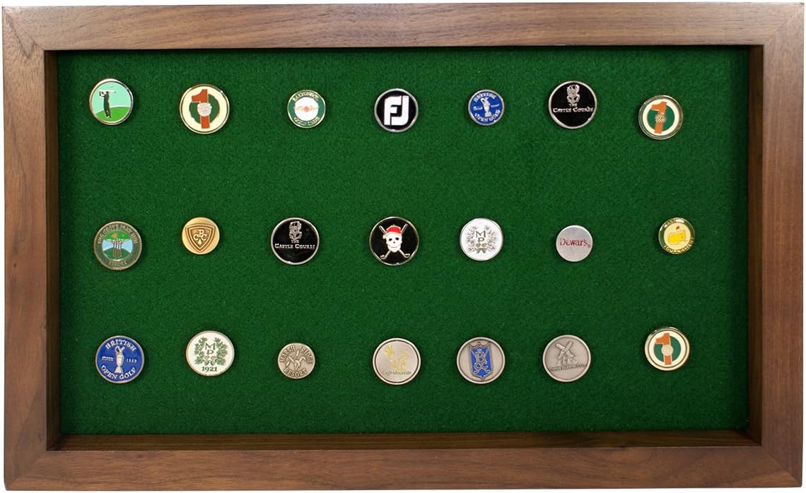 40 Golf Ball Marker Display (Walnut), Ball Markers Amazon Canada