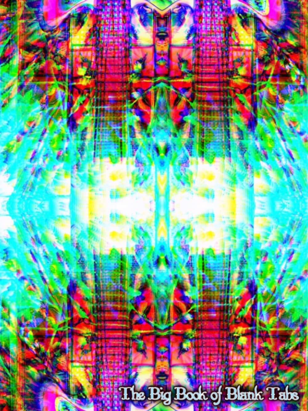 Cahier de musique pour guitare avec 500 pages de tablatures vierges au design Atomic Burst