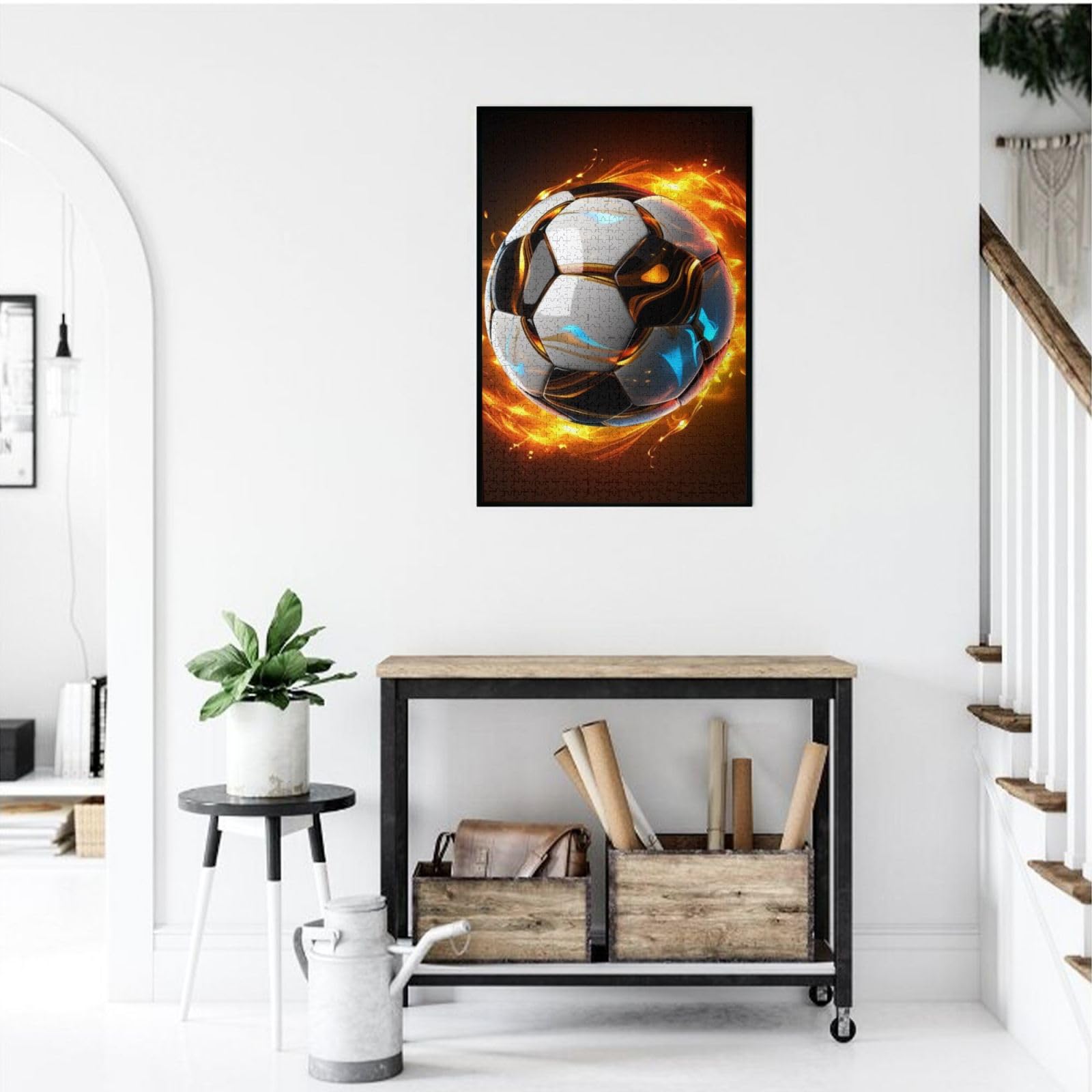 Rompecabezas de fútbol de balón de fútbol, 300 piezas para adultos, difícil y duro, para mujeres y hombres, de alta calidad, juego desafiante, educación, 300 unidades Rompecabezas de fútbol de balón de fútbol, 300 piezas para adultos, difícil y duro, para mujeres y hombres, de alta calidad, juego desafiante, educación, 300 unidades