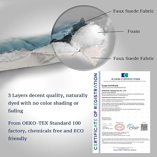 Miniatura 6 de Protector de sofá para perros, gatos y mascotas, protector de muebles acolchado con correa elástica antideslizante, resistente al agua, fundas de