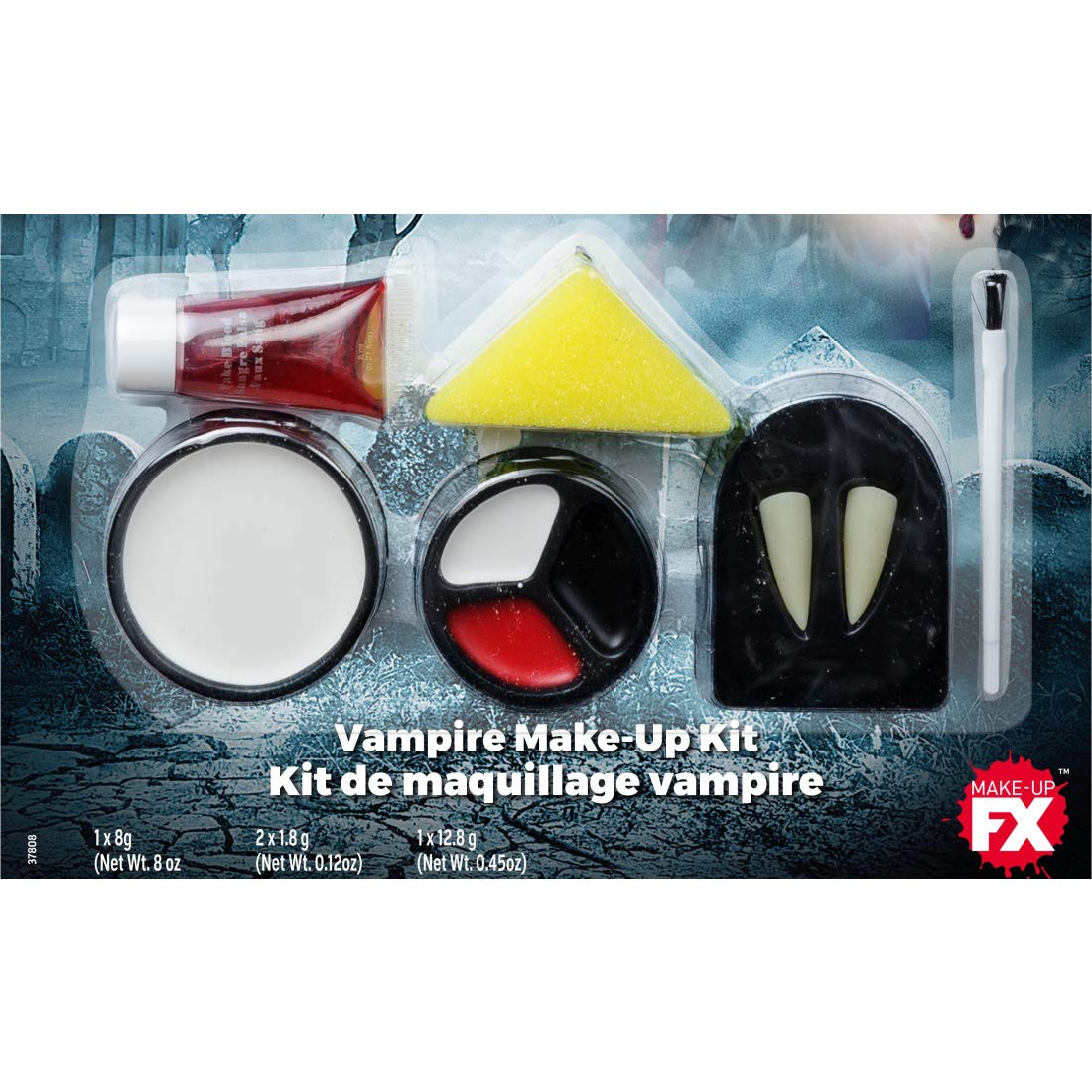 Kit Maquillage Halloween Professionnel - Bâtons Blanc, Noir, Rouge Waterproof 21g, Parfait Pour Cosplay Et Fêtes
