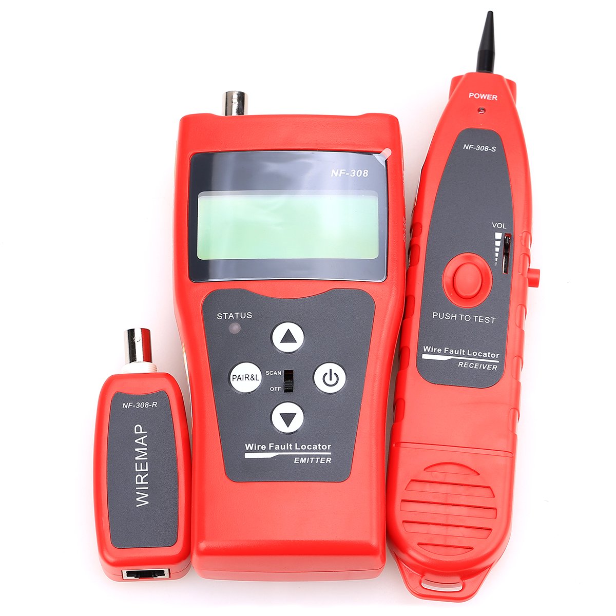 nf-308 réseau téléphonique Câble audio Longueur Identifiant avec testeur de télécommande