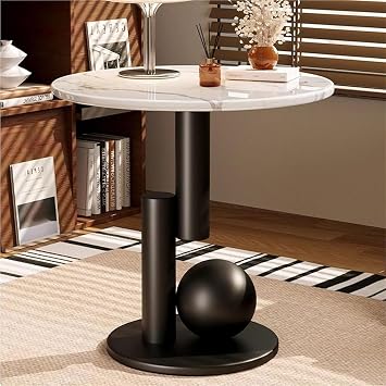 The Side Table is Round and is Used for The Living Room, Bedroom and Balcony