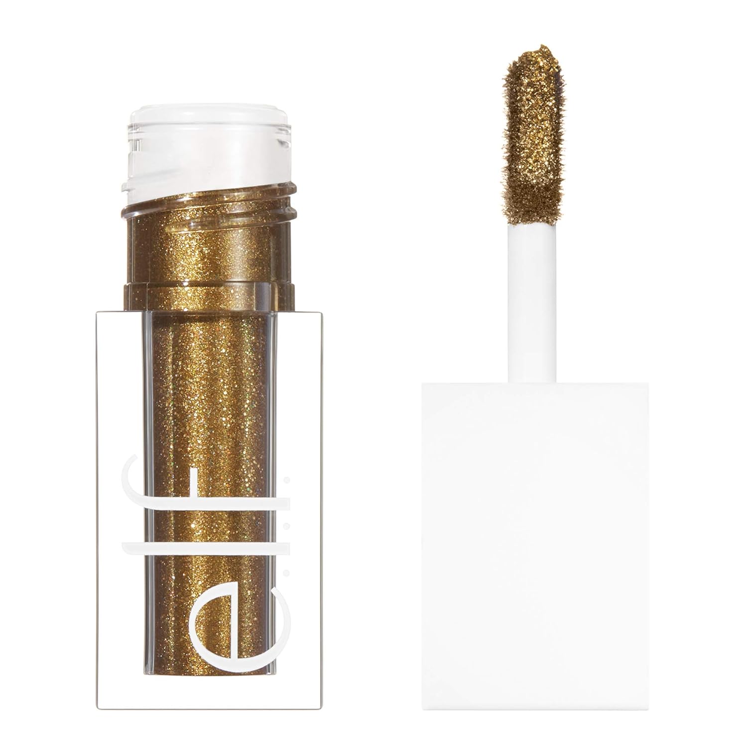 e.l.f. Liquid Glitter Eyeshadow, Long Lasting, Quick-Drying, Opaque, Gel-Based Eyeshadow For Creating High-Impact, Multi-Dimensional Eye Looks, Dirty Martini, 0.10 Fl Oz detailed view