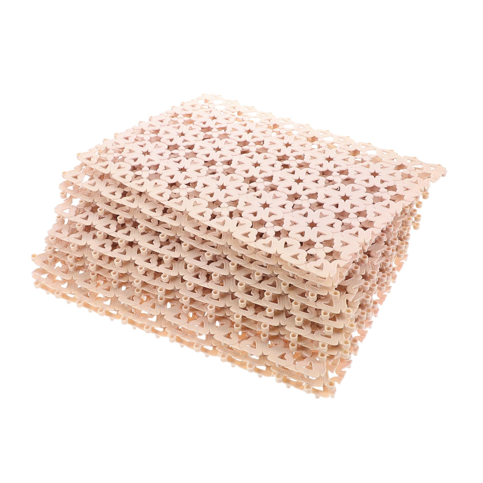 Sosoport Kaninchenkäfigboden aus PVC Bodenmatte für Haustiere mit Loch Einfache Montage für Kaninchen und Hundekäfige 10 Stück-Pack