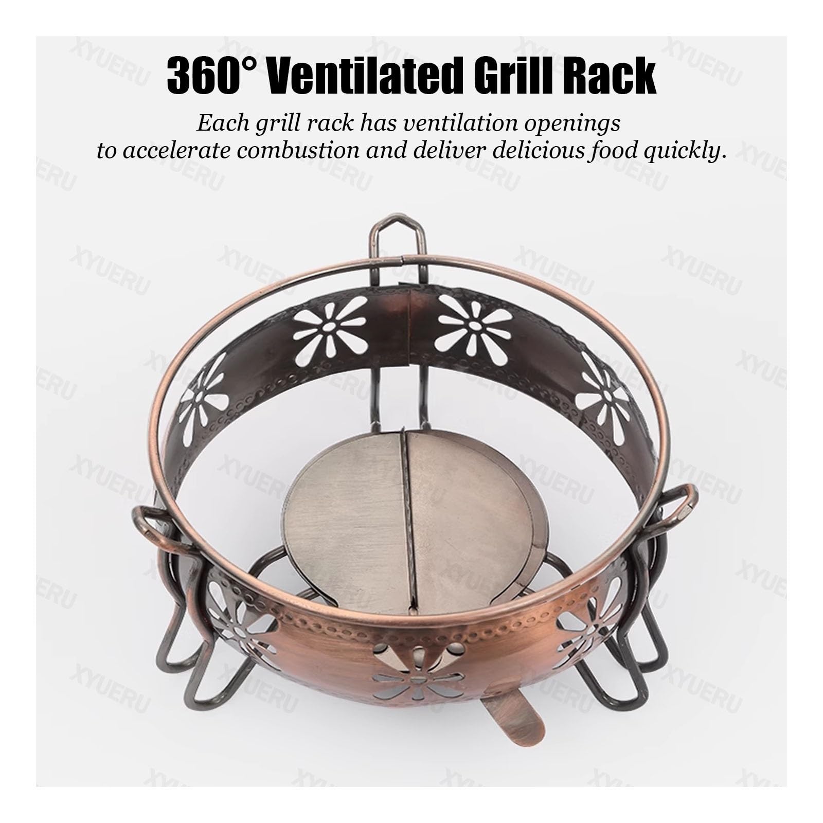 Recipiente redondo de acero inoxidable para calentar alimentos, juego de catering con tapa para fiestas, eventos y bufés, ideal para servicios de catering y reuniones