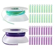 2BDENT Dental Orthodontic Elastic Ligature Ties Bracket Brace Power Chains Double Color Kit (Continuous)