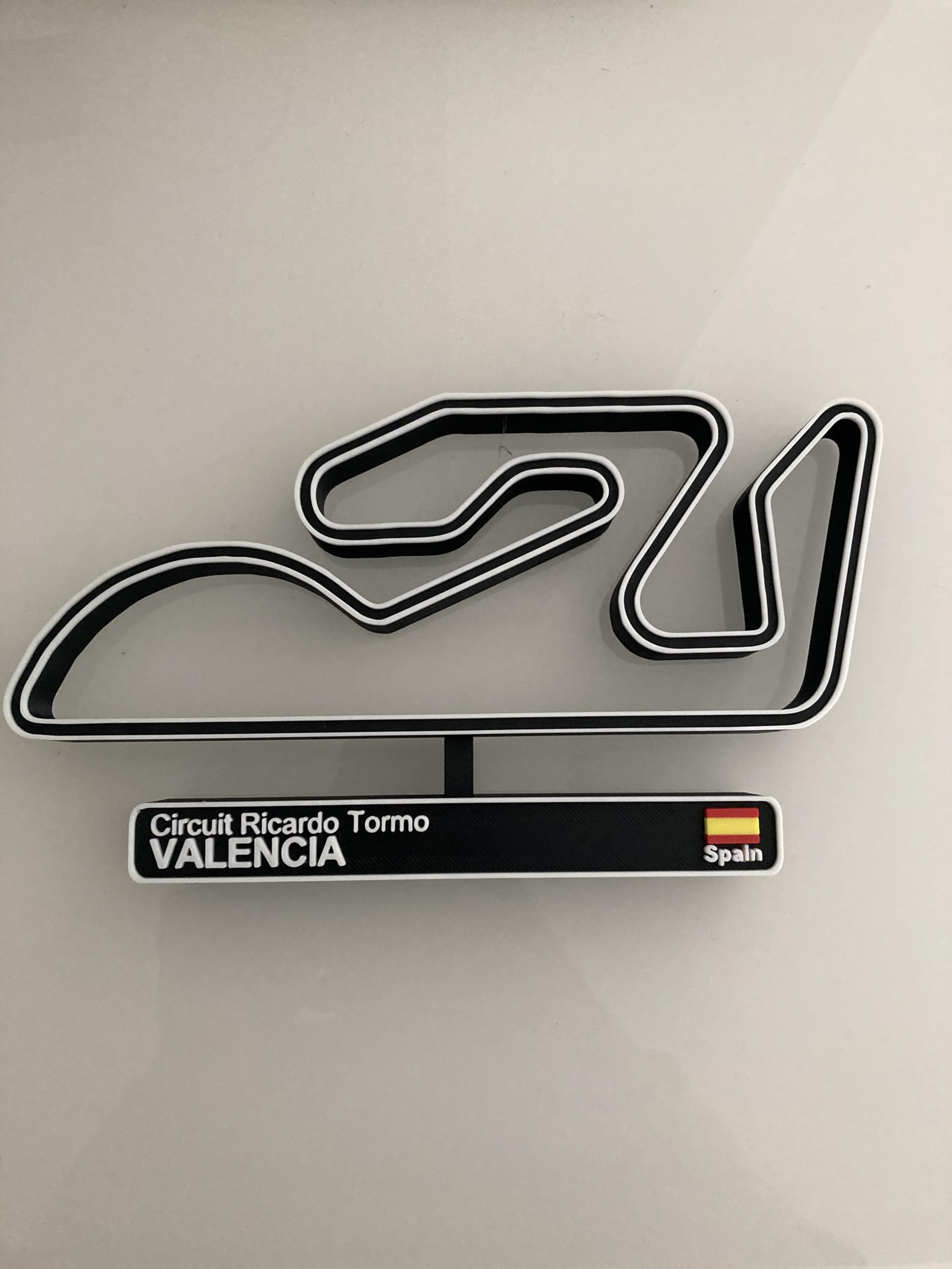 Circuito di Valencia, Modello di Circuito di Corsa 3D, Decorazione Automobile