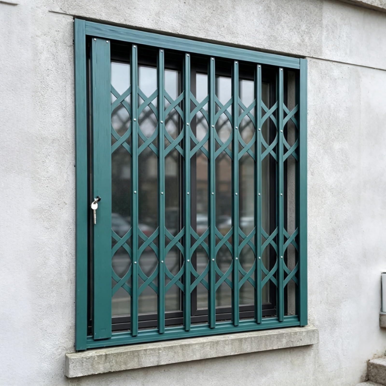 Cerradura Seguridad Ajustable Restrictor Ventana, Protectores Barra