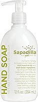 Vista 13 de Sapadilla Jabón de manos líquido biodegradable de pomelo + bergamota, bomba de 12 onzas, (paquete de 1)