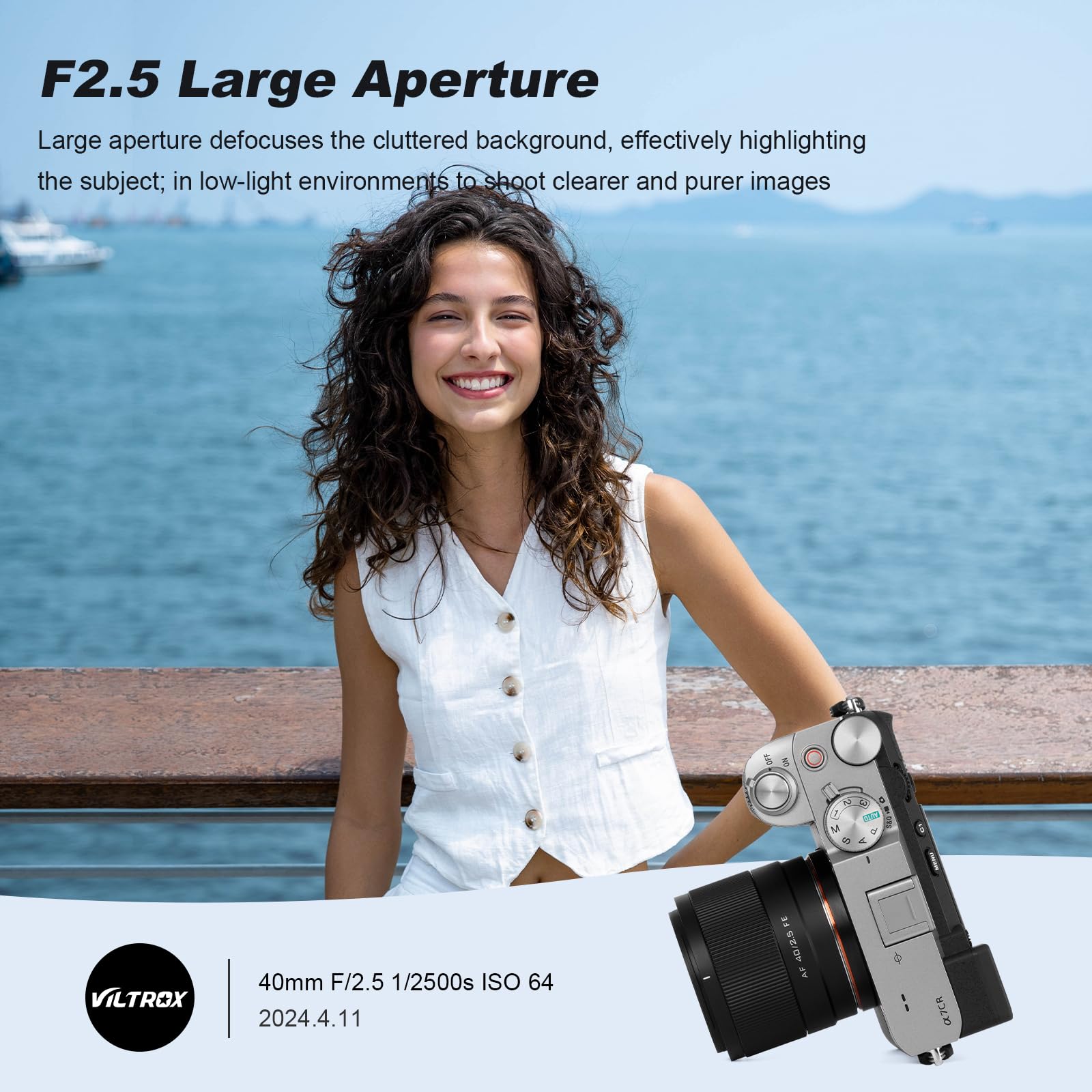 VILTROX FE 20mm f2.8, Full Frame E-Mount AF Lens - Super Wide Angle for Sony e Mount a7III, a7IV, a7R, FX30, ZV-E1, a6100, a6400, a6000, a7SII, a7III, a7C, a7II, a7RII, A1