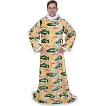 Snuggie Sherpa Christmas Vacation Original Wearable Blanket With Sleeves