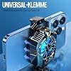 TRILINK Phone Cooler for Gaming Universal Mobile Phone Cooler with Two Cooling Modes Mobile Phone Cooling Fan for iPhone Android Smartphone from 4.5 to 7 Inches Mobile Phone Cooler Fan for Live Streaming Vlog Tiktok