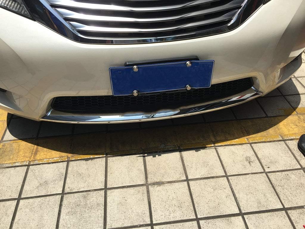 KAITIAN 1pcs ABS Chrome Car Front Bumper Lip Cover Trim Molding Trim Molding Strip Decorative Emblems for Toyota Sienna 2011 2012 2013 2014 2015 2016 2017 (Not fit for Sport Modal