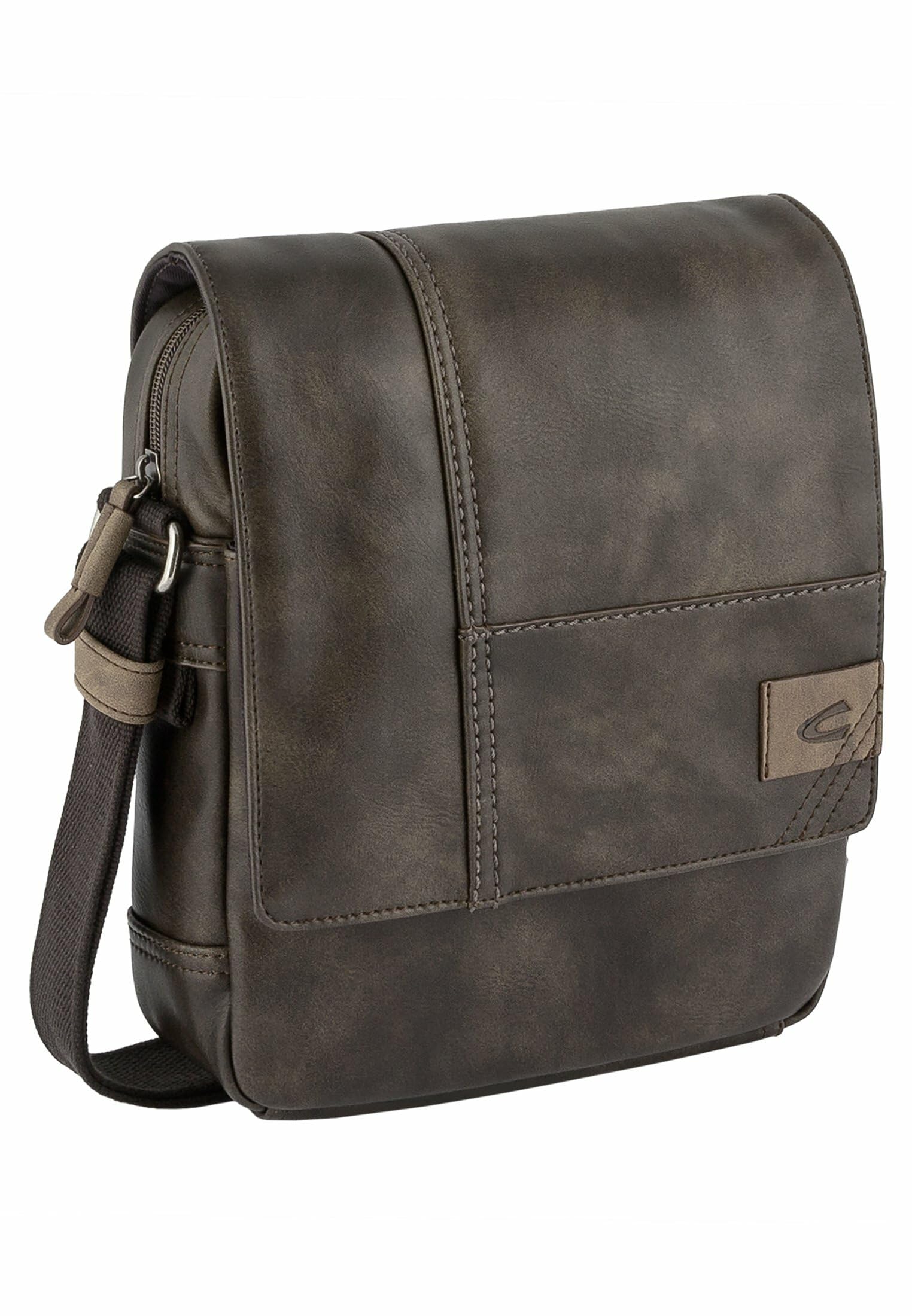 camel active Umhängetasche; 251 Laos Messenger Bag, 27 cm, Brown (Braun)