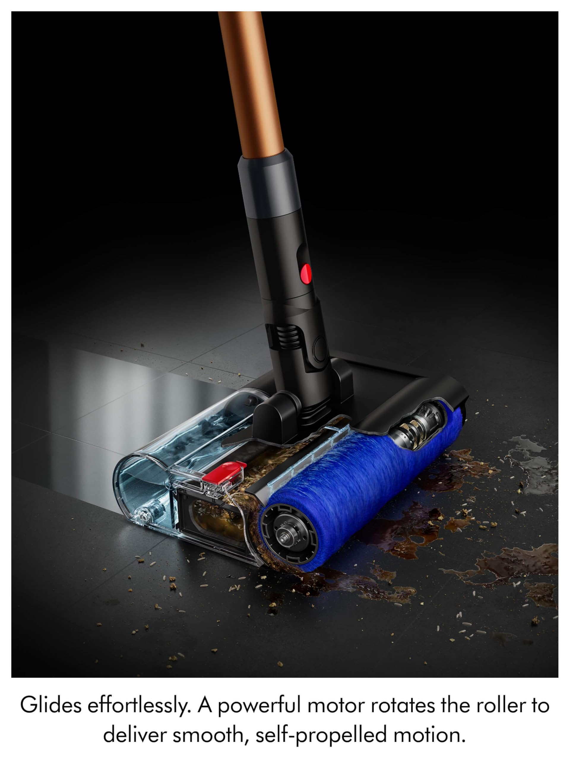 Dyson PencilWash Lavaggio a umido e a secco, ultra sottile, manico leggero, spazzola motorizzata, pulizia igienica, rimozione delle macchie, asciugatura rapida, durata 30 minuti