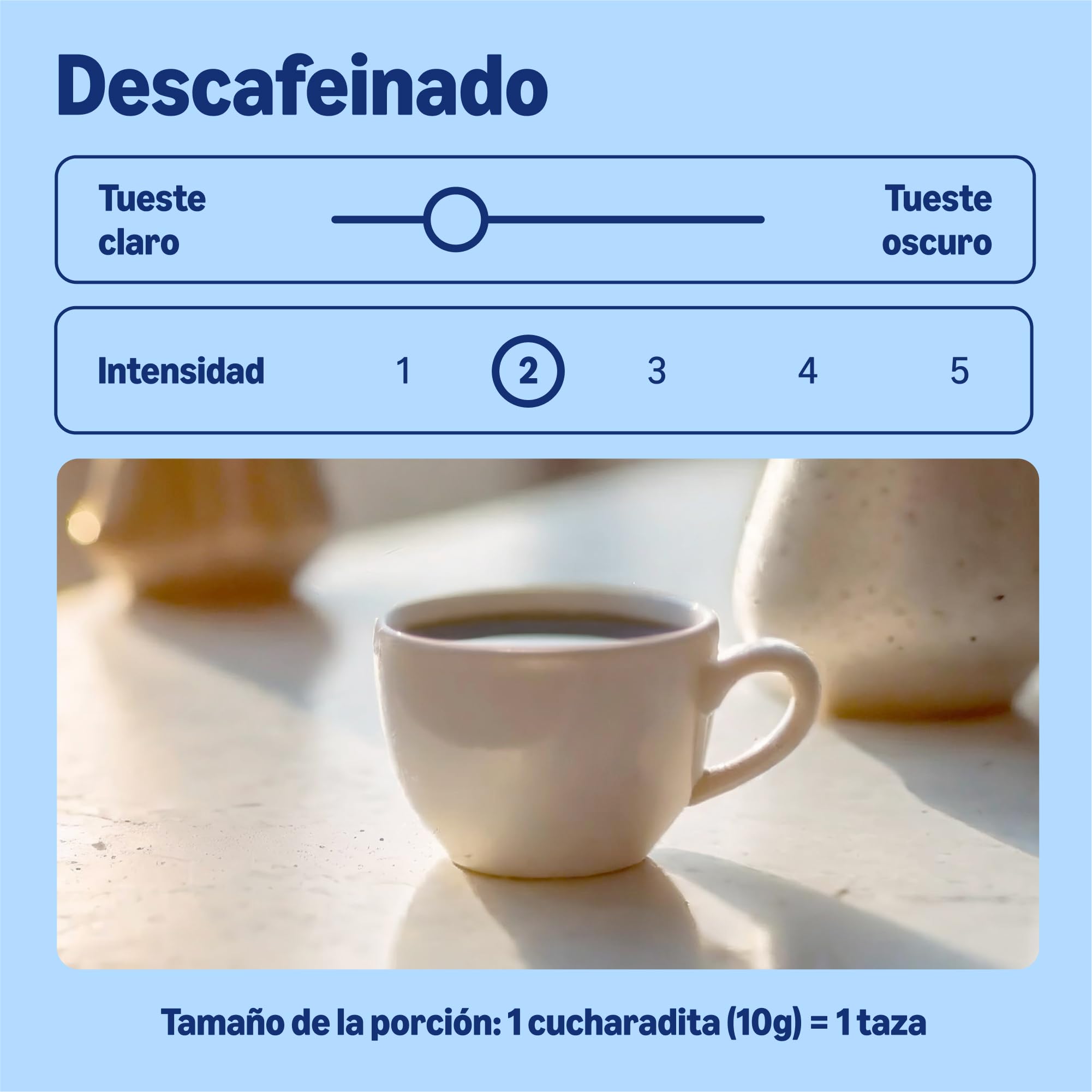 Amazon Descafeinado Café Molido Tueste Natural 100% Arábica 250g