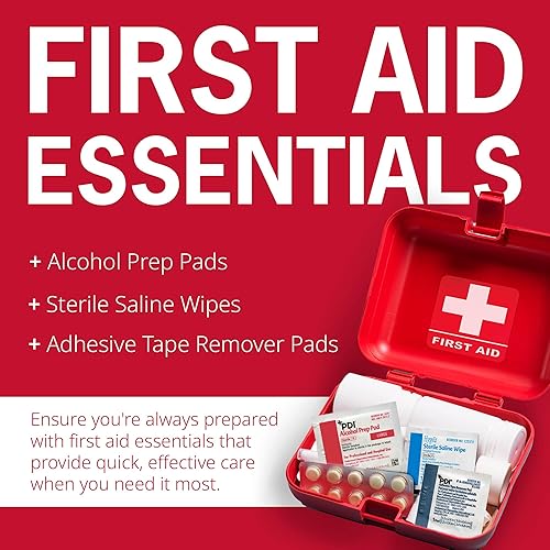 Miniatura 5 de Almohadillas de preparación de alcohol - Antiséptico estéril - Almohadilla de preparación envuelta individualmente para inyecciones, 70% alcohol