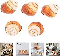 Vista 9 de Yardwe Bandeja decorativa para hornear de caracol francés, plato de cocina para mariscos, decoración francesa, conchas de caracol para restaurante