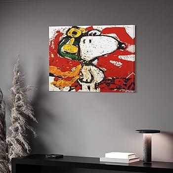 Amazon.co.jp: Snoopy スヌーピー 日本画 絵画 インテリア